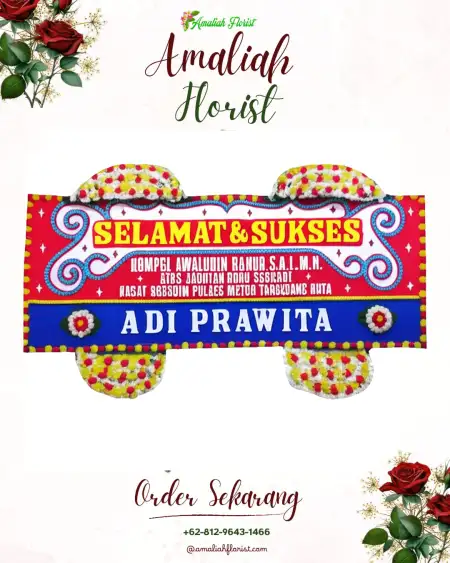 Papan Bunga Ucapan Selamat Bilalang Dua